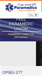 Mobile Screenshot of peelparamedics.com